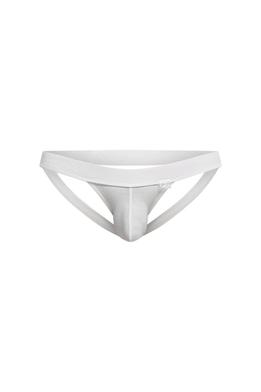 PetitQ Men's Jockstrap Linthes Bamboo White