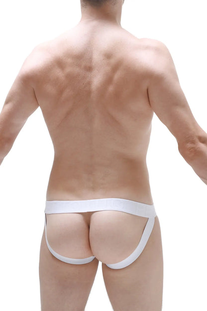 White jockstrap chill malo athletic briefs with supportive contoured design for comfortable active wear