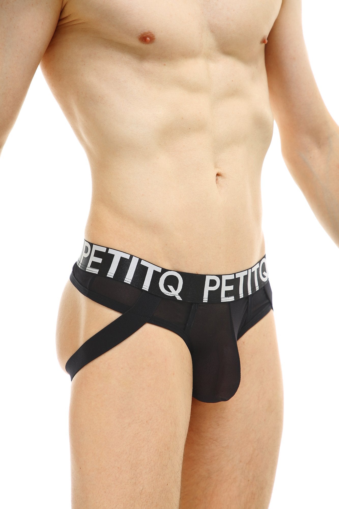 JockThong Net Black