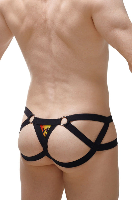 Jockstring Marcq Léopard Arc-en-ciel