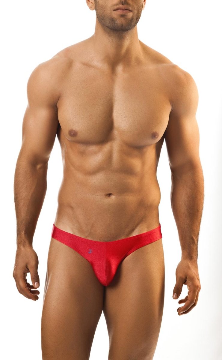 Red joe snyder print bikini classic thong with sleek form-fitting design and subtle side branding