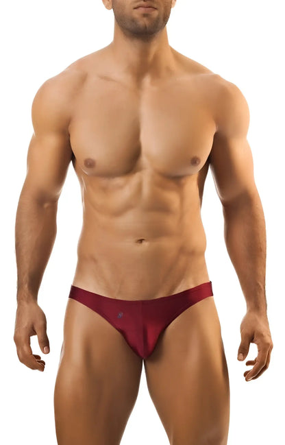 Maroon Joe Snyder Print Bikini Classic athletic briefs with a subtle front logo made of comfortable fabric