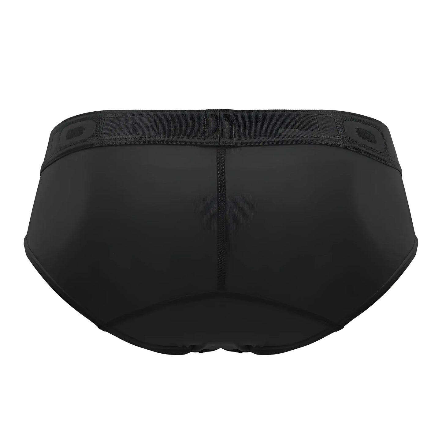 Black jor 2047 element briefs with smooth seamless fabric and elastic waistband featuring subtle branding