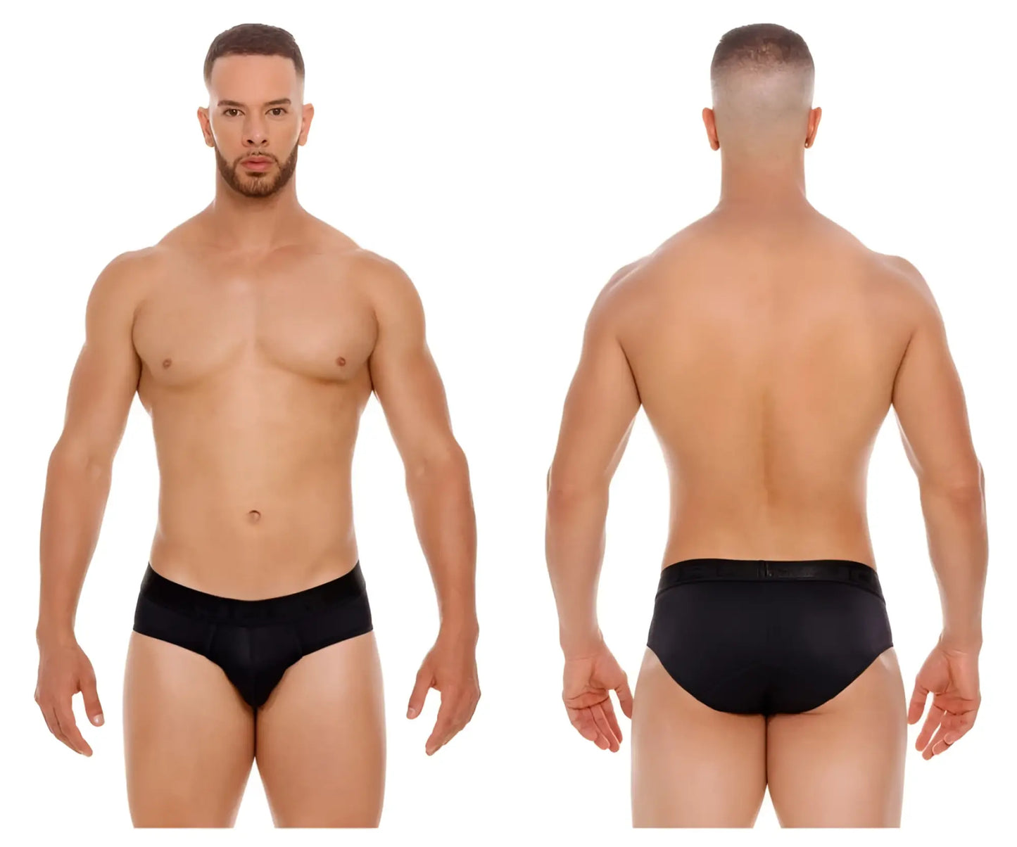 Black jor 2047 element briefs with smooth form fitting design ideal for comfortable everyday wear