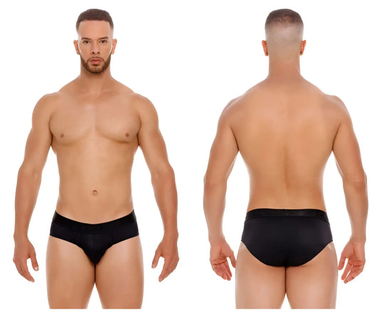 Black jor 2047 element briefs with smooth form fitting design ideal for comfortable everyday wear