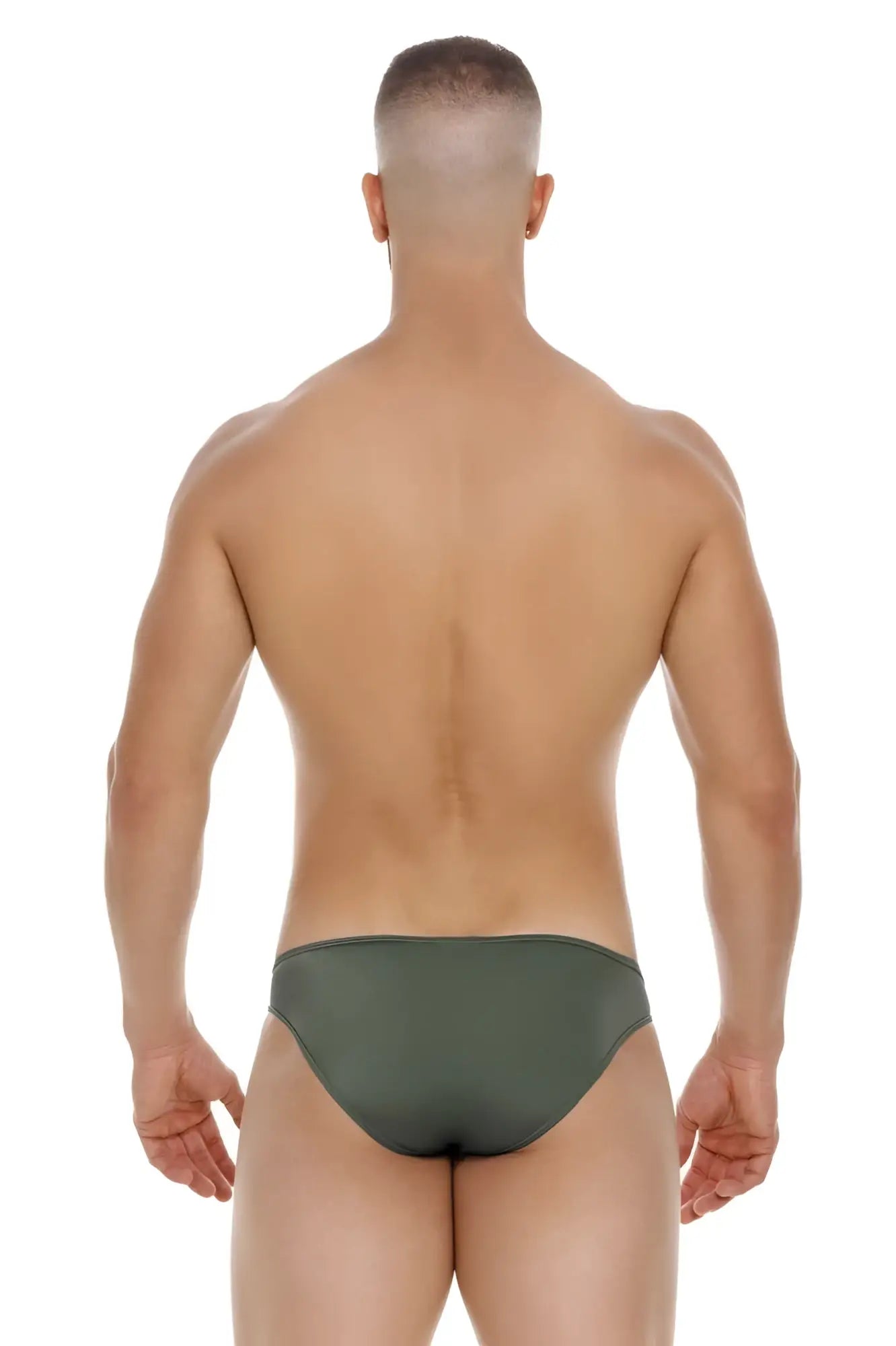 Olive green briefs jor 2072 titan bikini in breathable fabric suitable for everyday comfort and style
