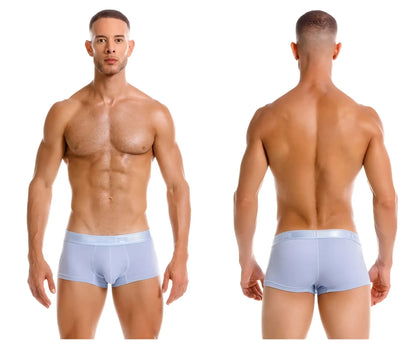 Light blue jor 2140 element trunks men’s briefs with smooth elastic waistband providing comfortable support