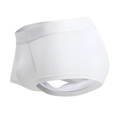 White jor 2140 element trunks briefs with seamless fabric and elastic waistband for comfortable wear