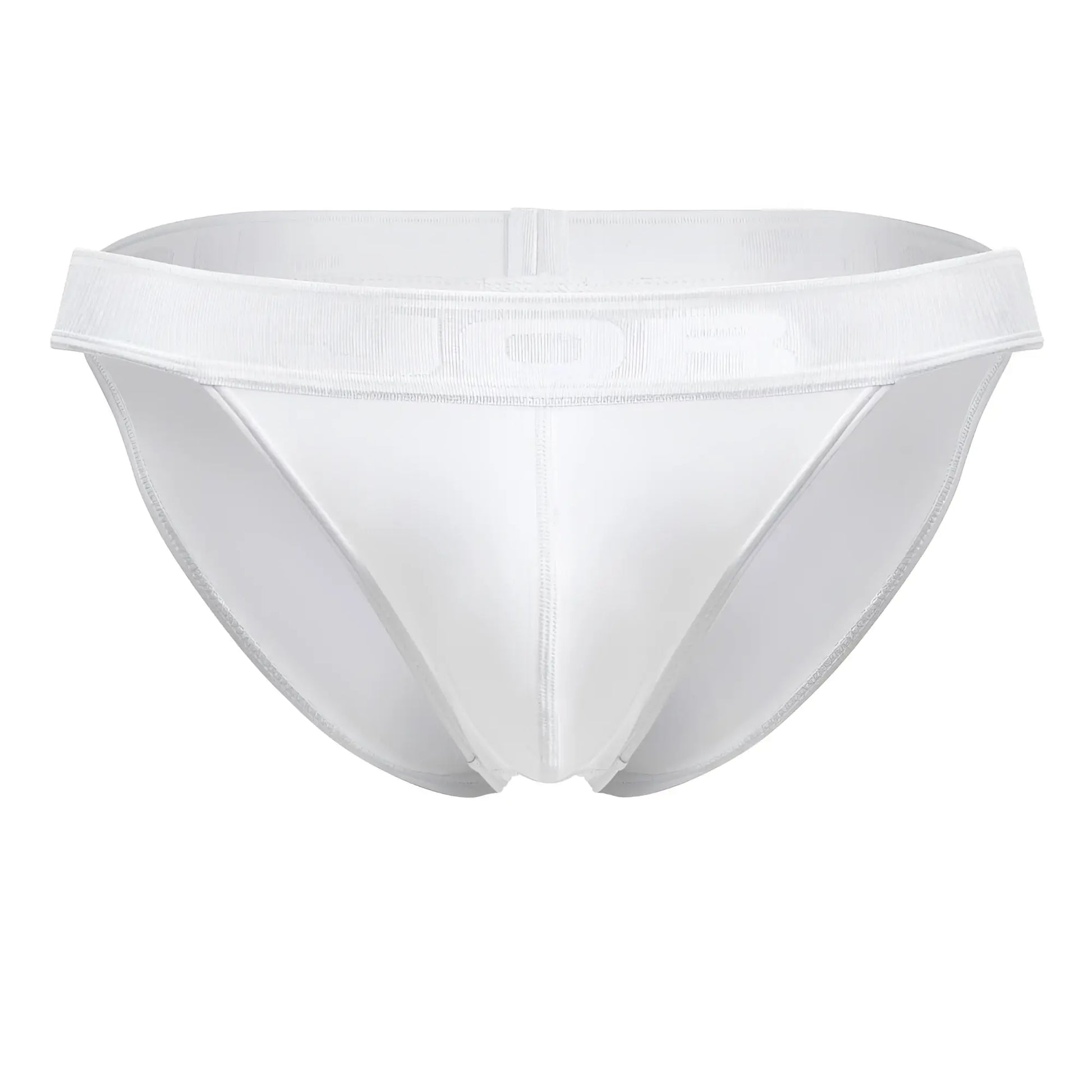 White jor 2142 element bikini briefs with smooth form fitting design and elastic waistband for athletic use