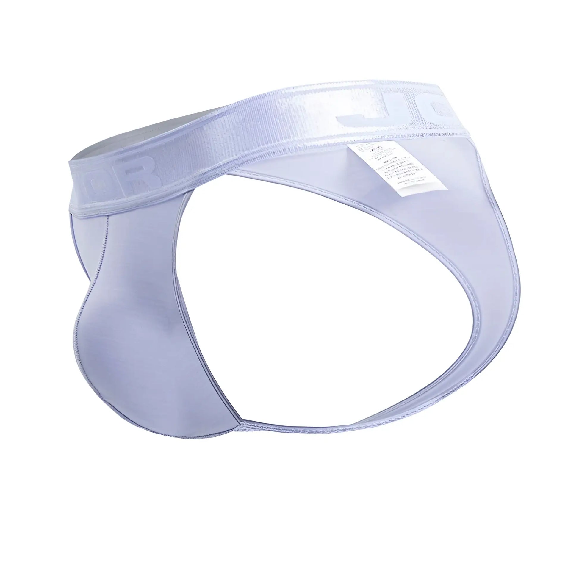Light purple sheer mesh briefs with satin waistband featuring jor logo in element thongs jor 2144 collection
