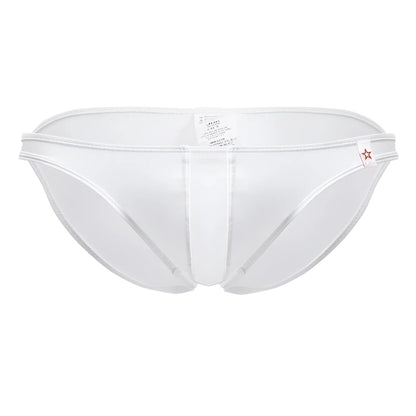 White mesh briefs jor 2150 apolo bikini with sleek form fitting design and subtle stitching details front view