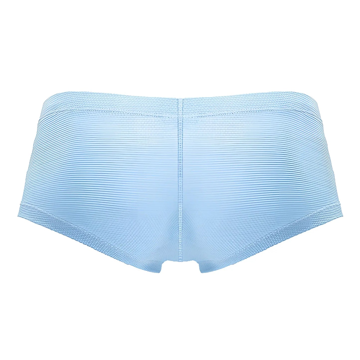 Light blue jor 2166 nova trunks briefs with a subtle woven pattern and textured fabric design