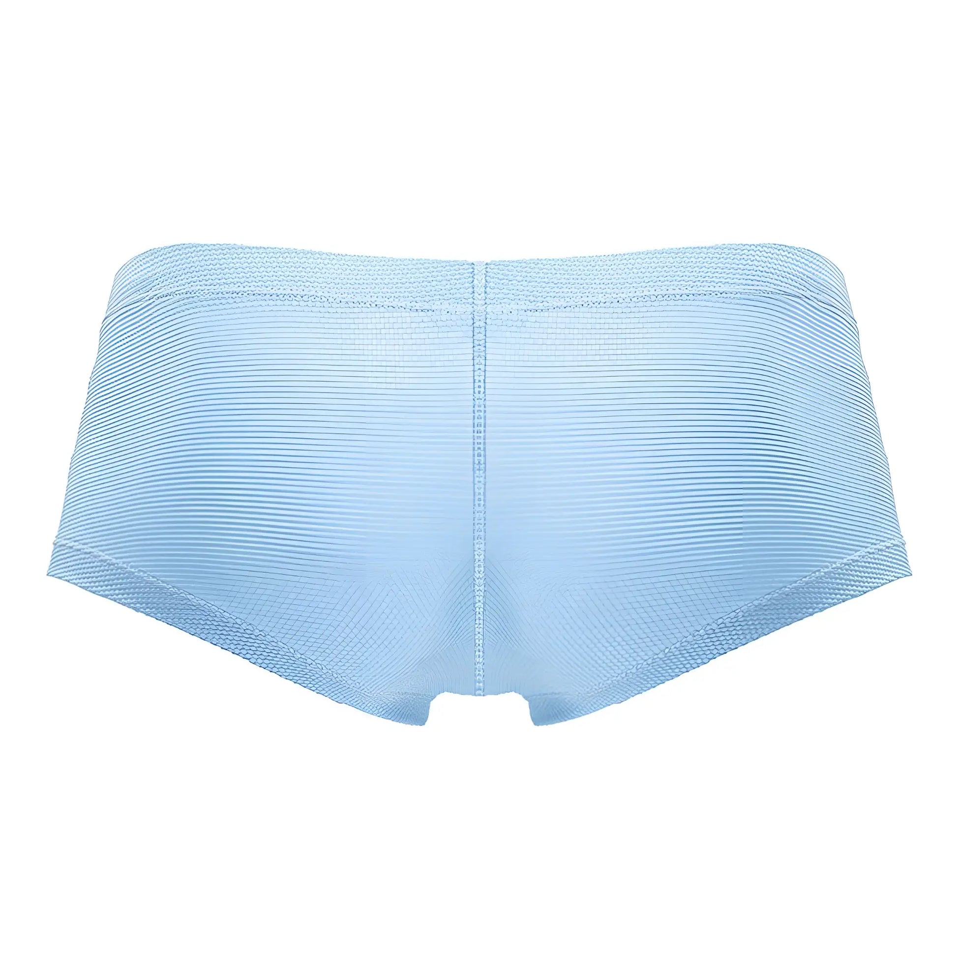 Light blue jor 2166 nova trunks briefs with a subtle woven pattern and textured fabric design