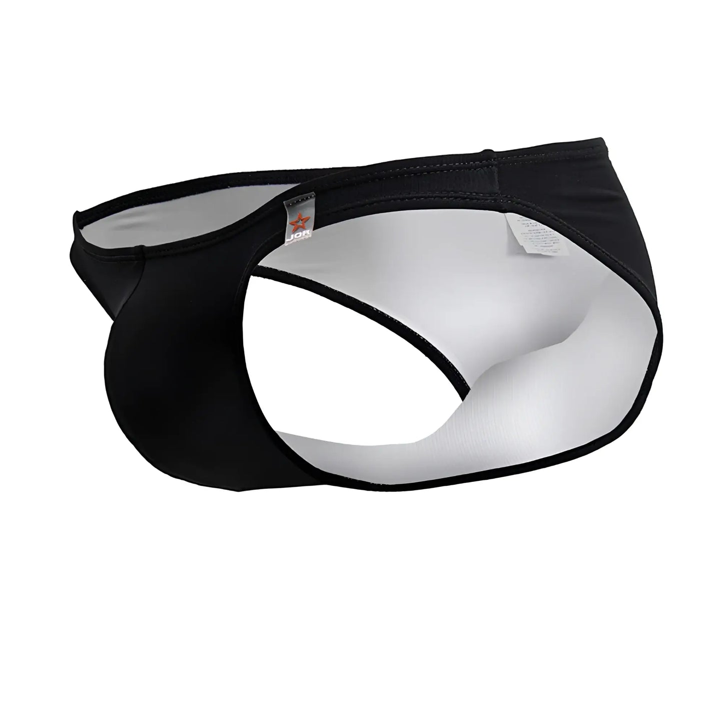 Black and white jor 2191 travel swim bikini briefs with sleek form-fitting design ideal for swim and travel use
