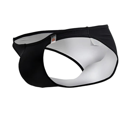 Black and white jor 2191 travel swim bikini briefs with sleek form-fitting design ideal for swim and travel use