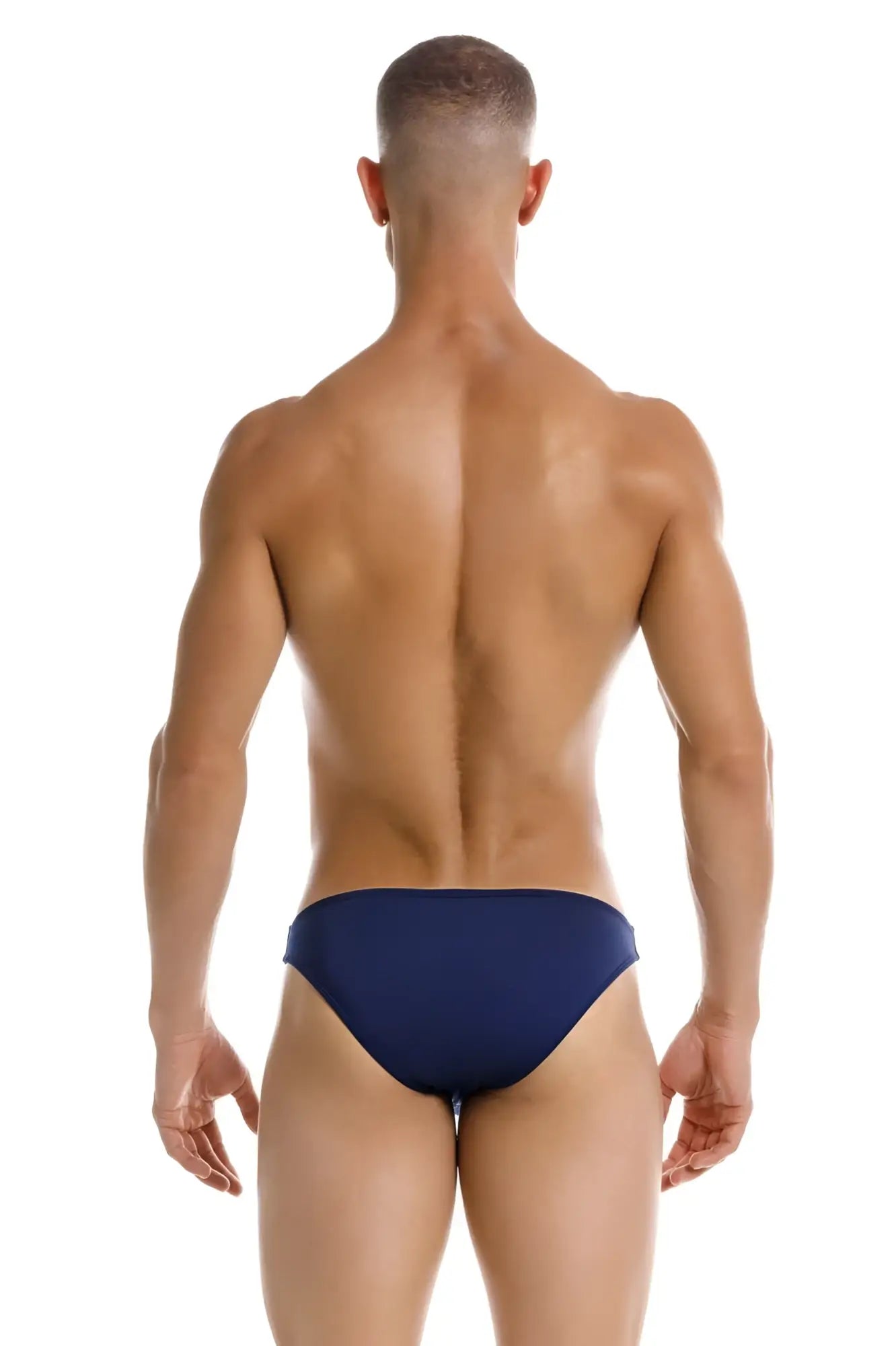 Navy blue jor 2191 travel swim bikini briefs made of quick-dry fabric ideal for swimming and travel use