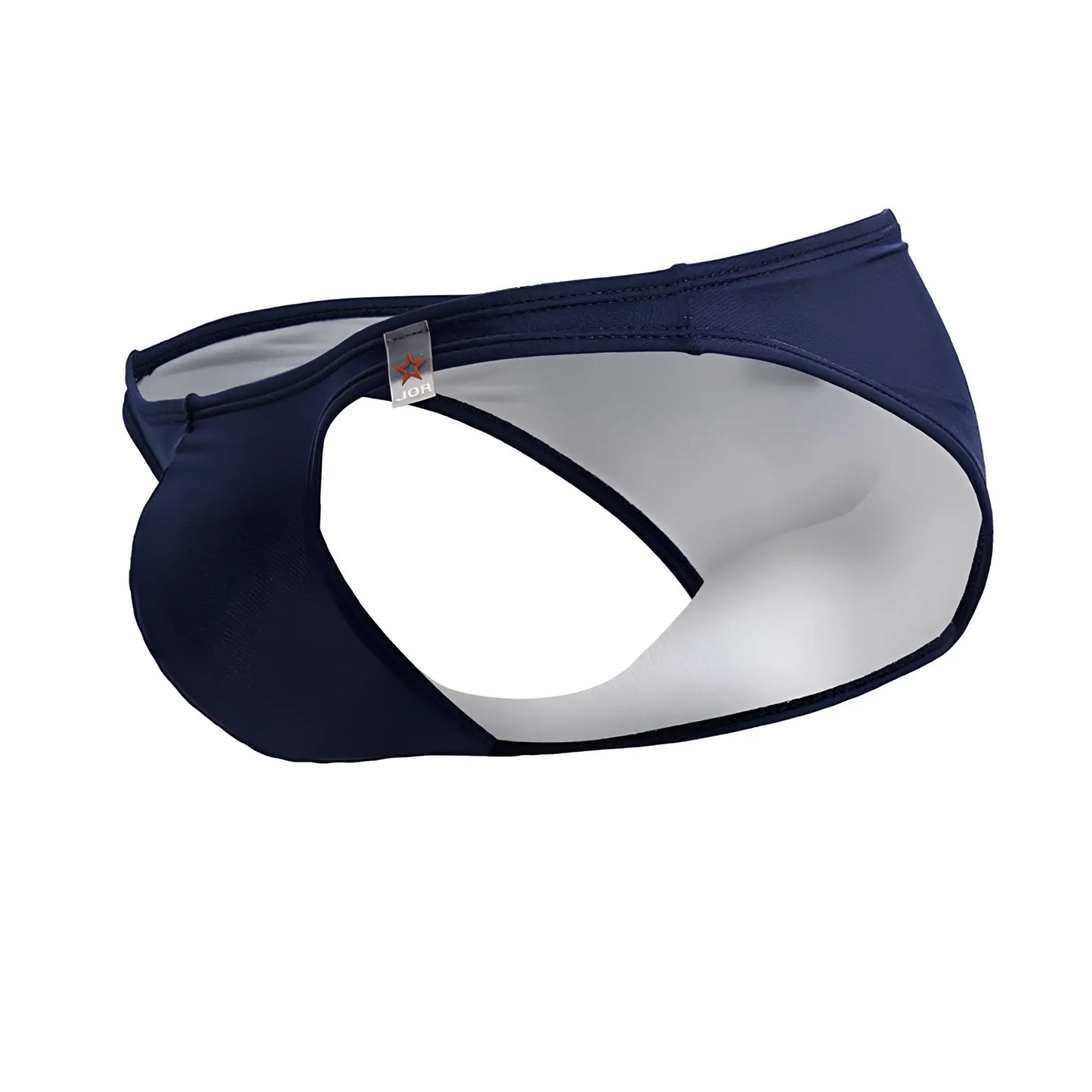 Navy blue and white sleek form-fitting jor 2191 travel swim bikini briefs designed for athletic use