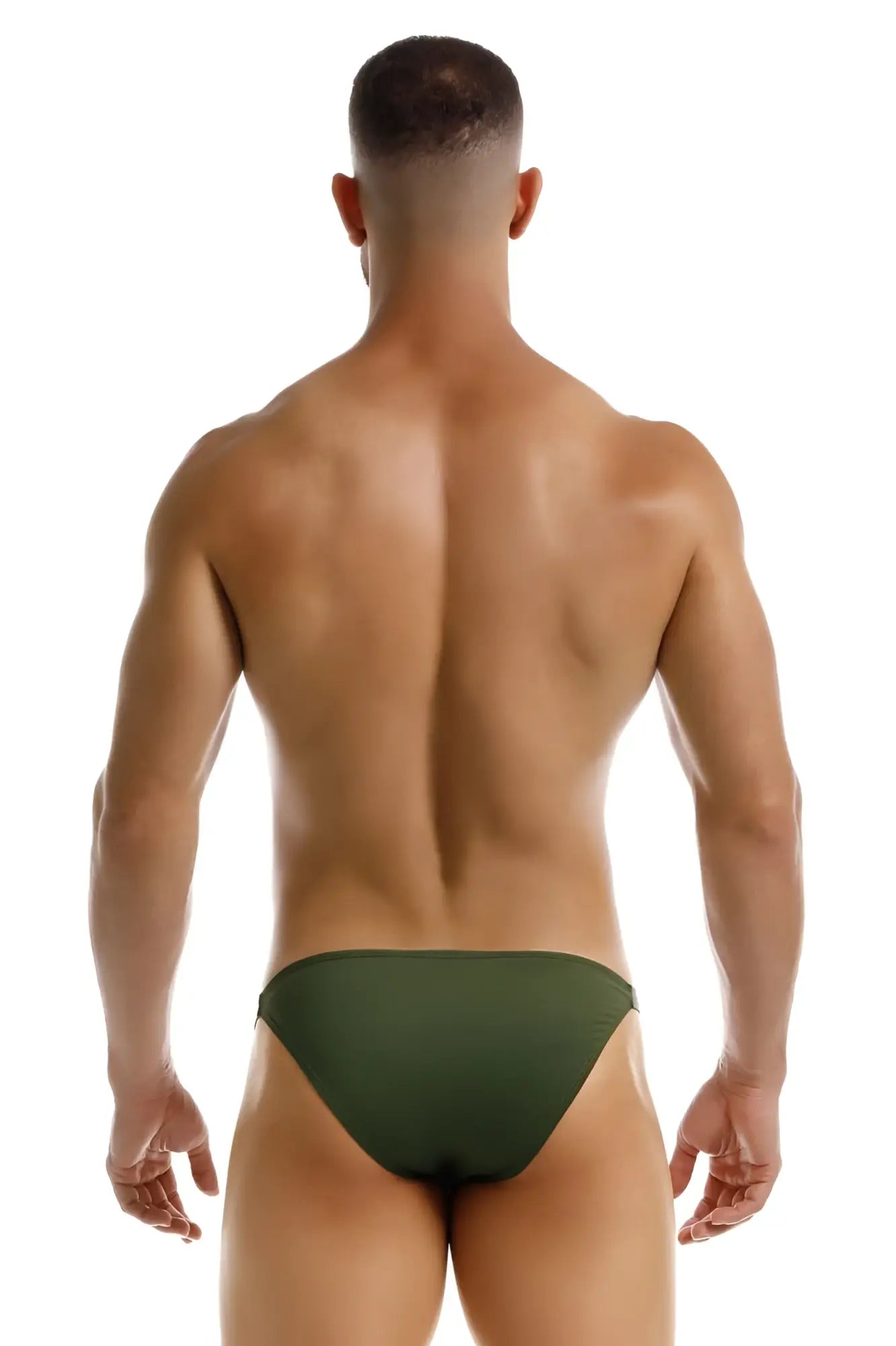 Olive green jor 2233 eros bikini briefs made of soft fabric with a comfortable fit for everyday wear