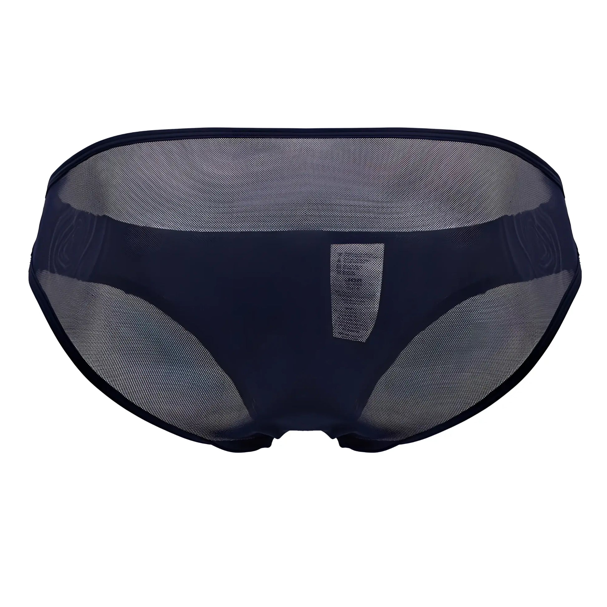 Navy blue jor 2241 origin briefs with mesh fabric and solid waistband front view for comfortable wear