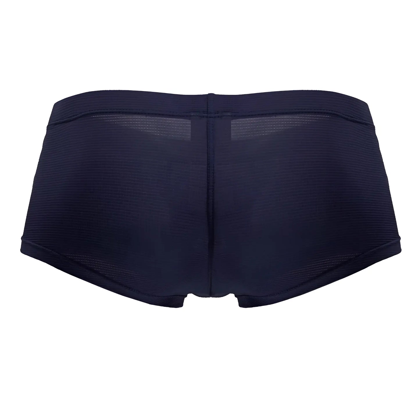 Dark navy blue jor 2246 cosmo trunks seamless briefs with ribbed texture and mesh panels at the back