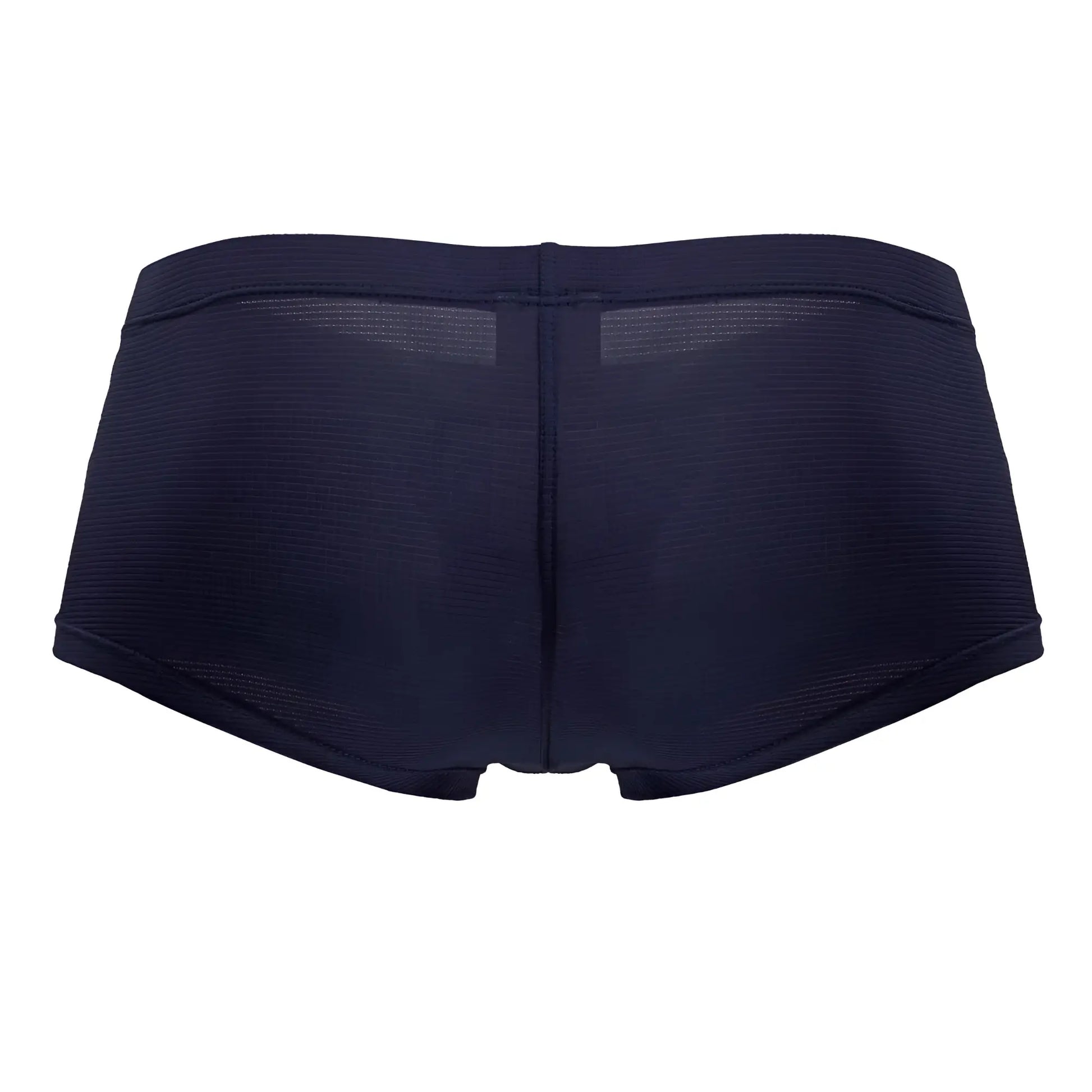 Dark navy blue jor 2246 cosmo trunks seamless briefs with ribbed texture and mesh panels at the back