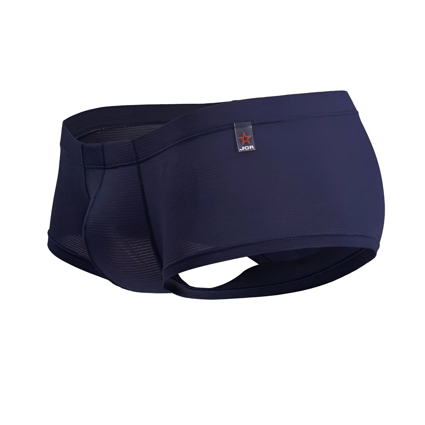 Navy blue jor 2246 cosmo trunks men’s briefs with textured fabric and mesh paneling for breathable comfort
