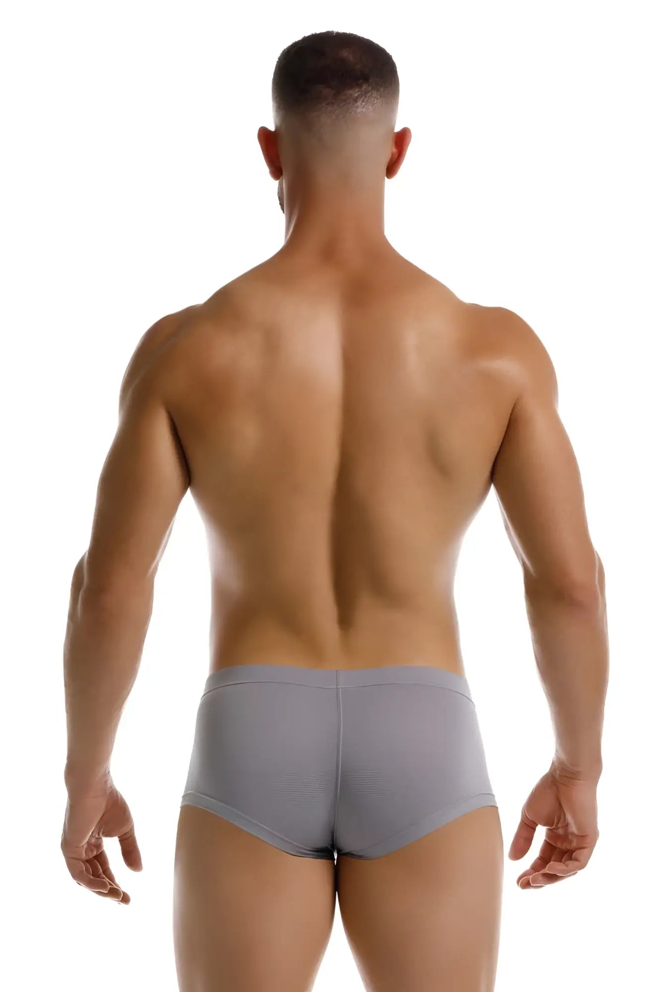 Gray jor 2246 cosmo trunks athletic briefs with smooth form-fitting fabric and minimalist design