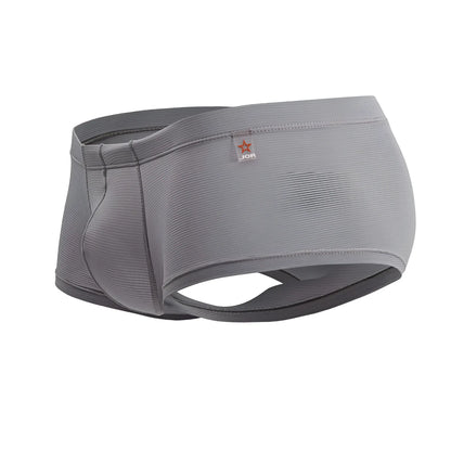 Gray JOR 2246 Cosmo trunks men’s underwear with ribbed texture and supportive design in gray color
