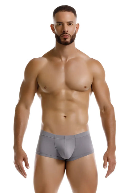 Gray jor 2246 cosmo trunks men’s briefs with smooth form-fitting design in gray color
