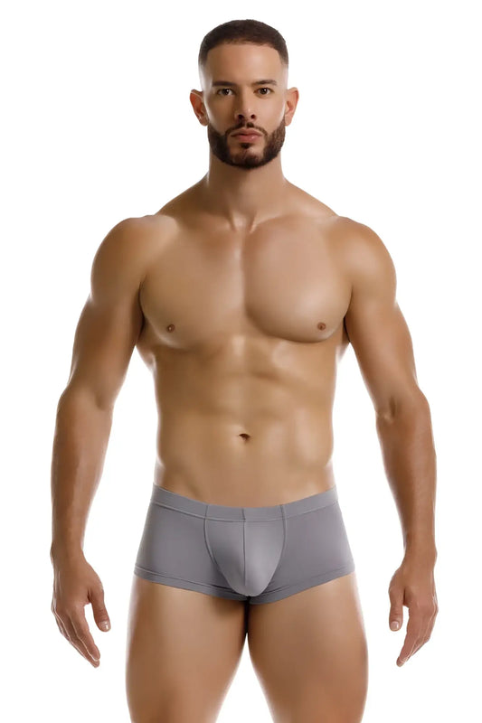 Gray jor 2246 cosmo trunks men’s briefs with smooth form-fitting design in gray color