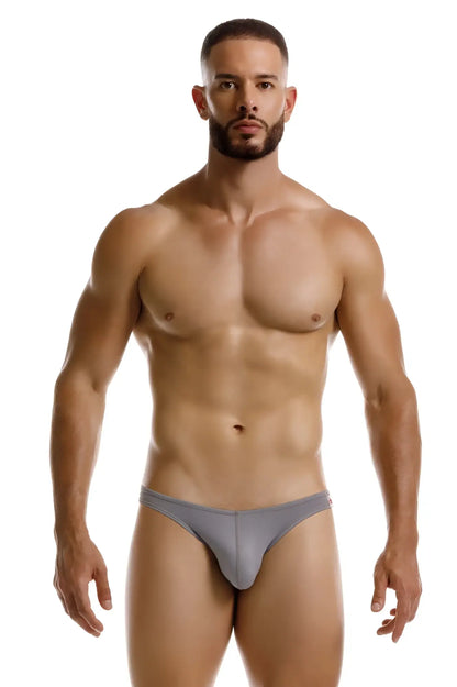 Gray jor 2247 cosmo bikini briefs with smooth form-fitting design ideal for athletic use