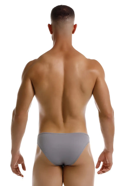 Gray jor 2247 cosmo bikini briefs with a smooth, form-fitting design ideal for comfortable everyday wear