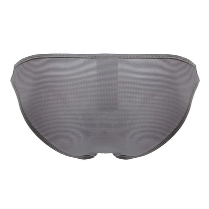 Gray jor 2247 cosmo bikini briefs with subtle ribbed texture and seamless stitching for comfortable wear