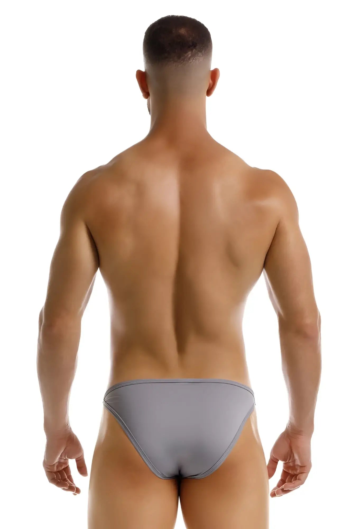 Gray jor 2257 axel bikini athletic briefs with a sleek form-fitting design for active wear use