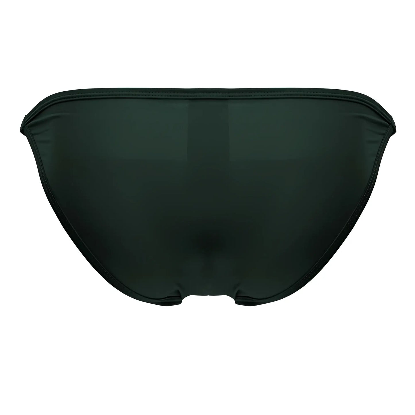 Black satin briefs jor 2257 axel bikini green with smooth glossy finish and seamless stitching along edges