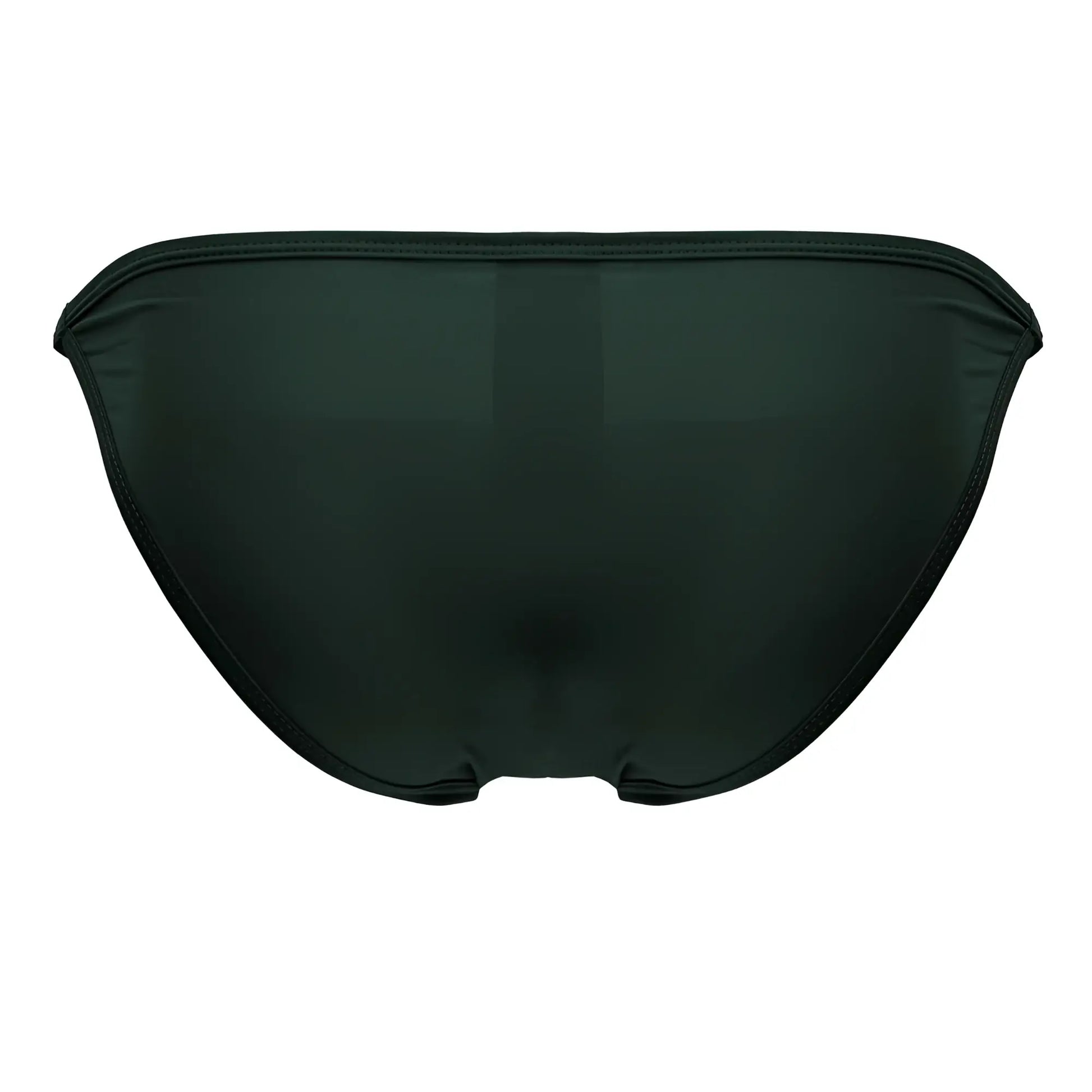 Black satin briefs jor 2257 axel bikini green with smooth glossy finish and seamless stitching along edges