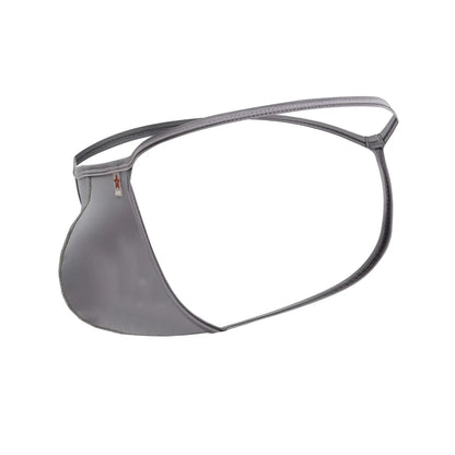 Gray jor 2258 axel g-string men’s thong made of smooth stretchy fabric with minimalist design and thin elastic straps