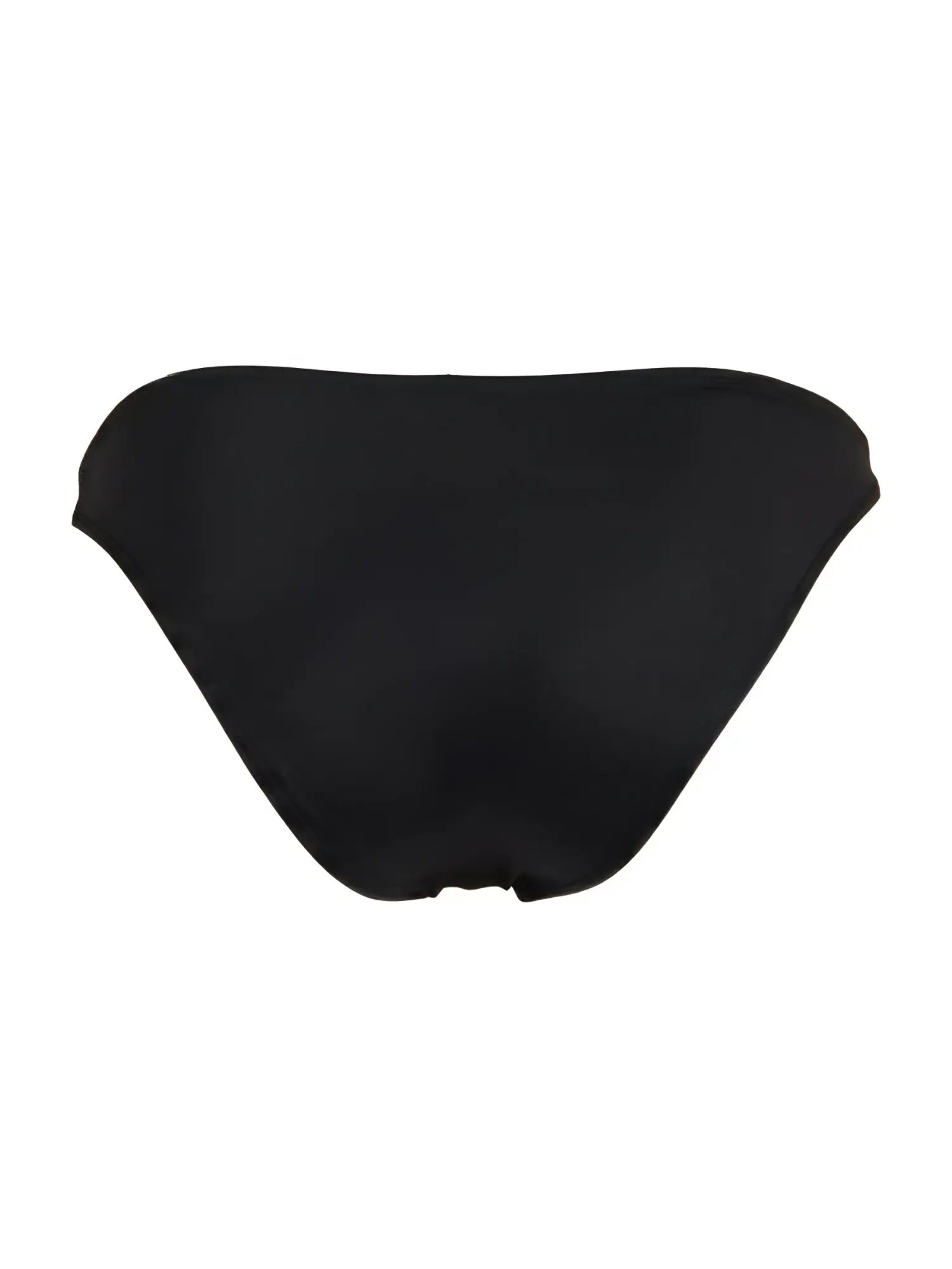 Black sleek bikini bottom with smooth form-fitting design from JOR 2273 travel swim bikini back side view