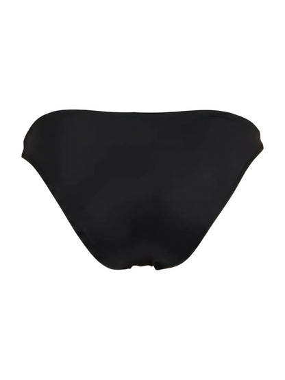 Black sleek bikini bottom with smooth form-fitting design from JOR 2273 travel swim bikini back side view
