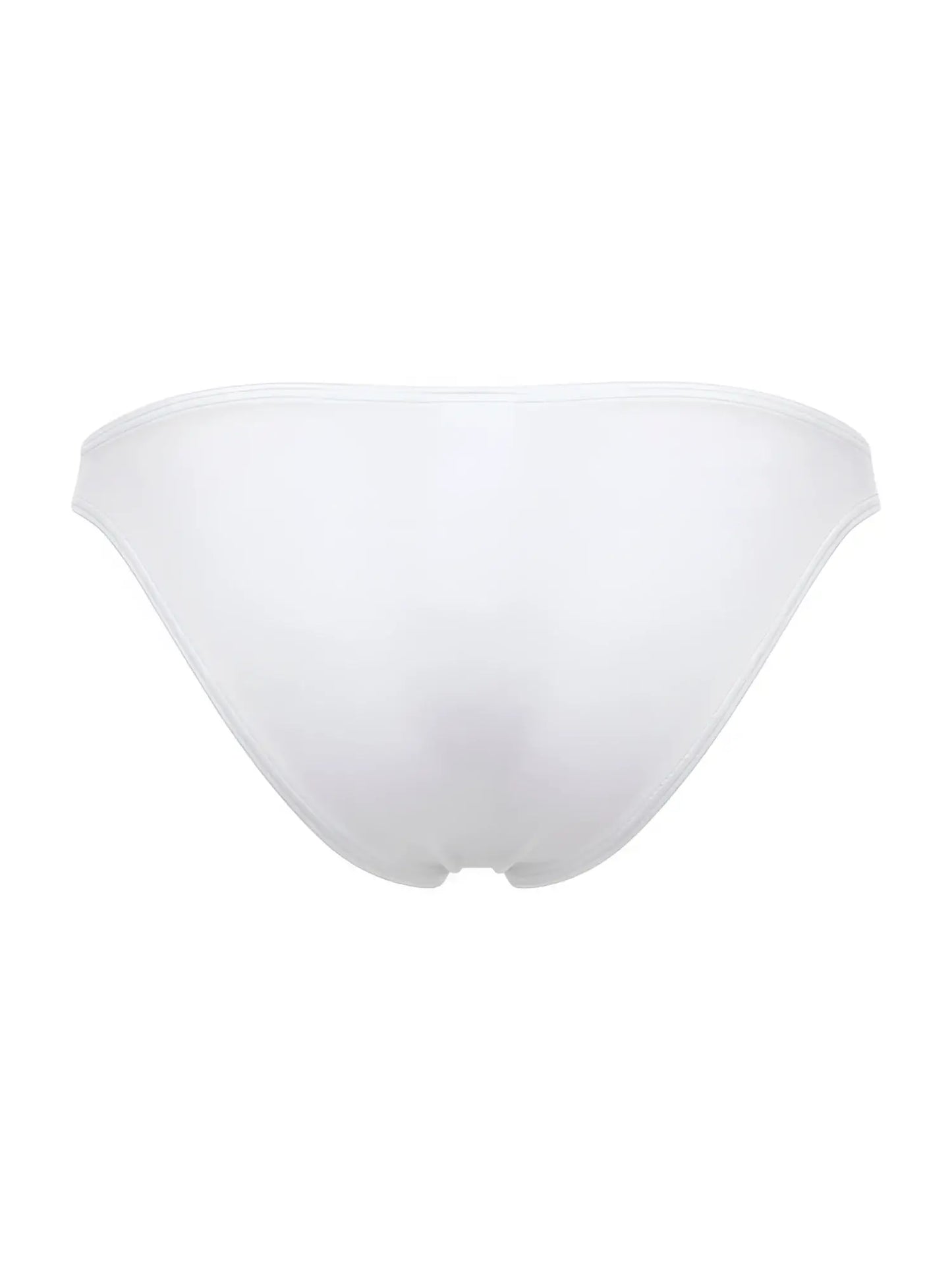 White sheer bikini bottom made of lightweight fabric part of the JOR 2273 Travel Swim Bikini collection