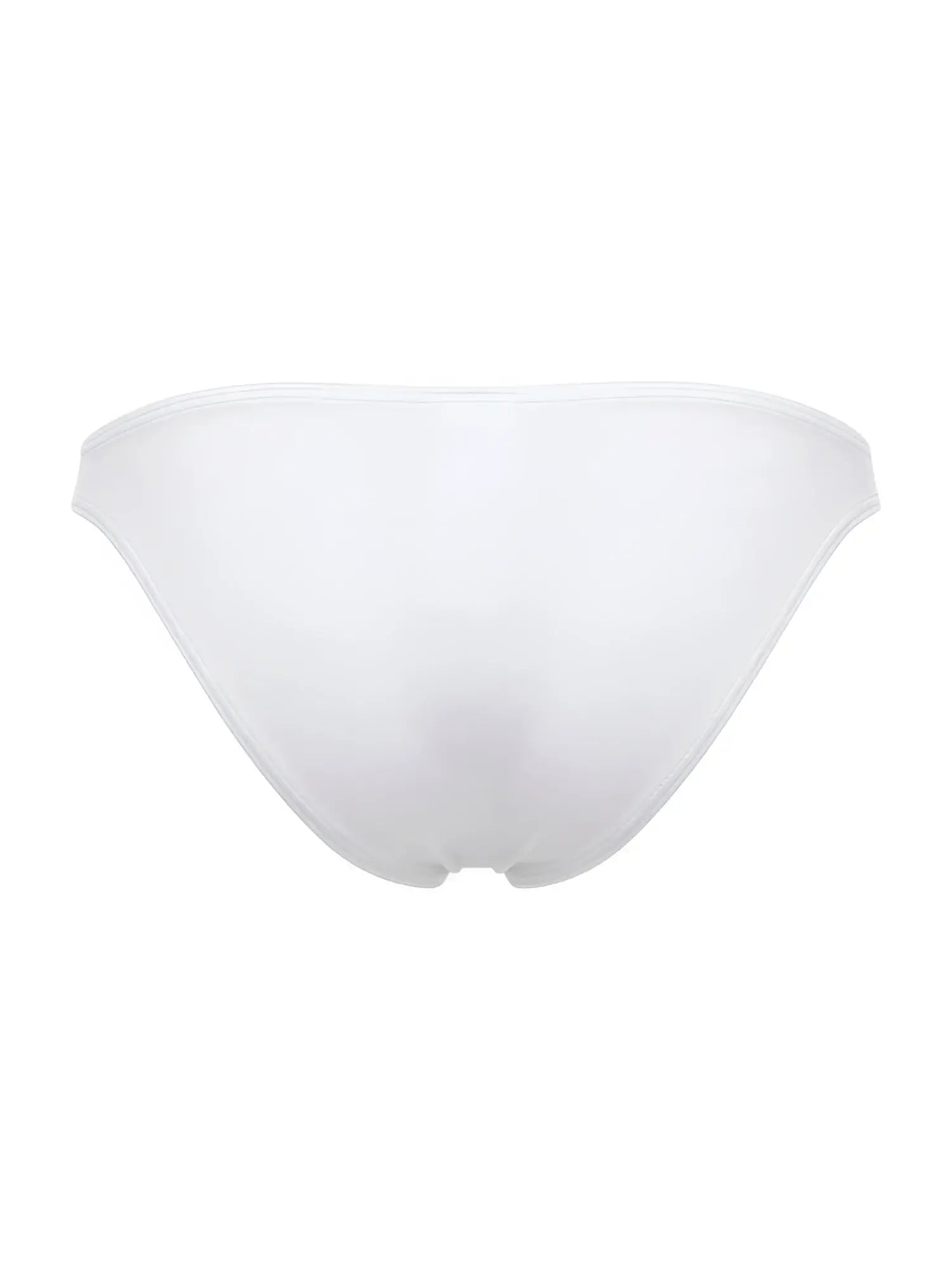 White sheer bikini bottom made of lightweight fabric part of the JOR 2273 Travel Swim Bikini collection