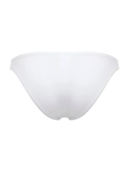 White sheer bikini bottom made of lightweight fabric part of the JOR 2273 Travel Swim Bikini collection