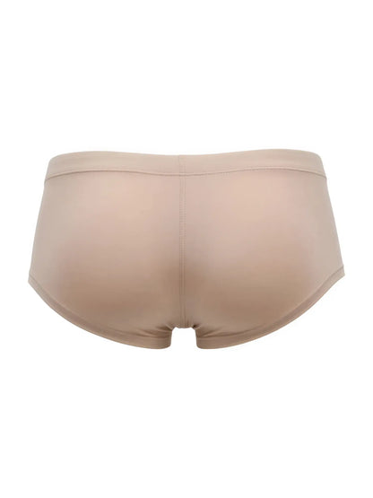 Beige JOR 2347 invisible trunks seamless briefs with smooth stretchy fabric and minimalistic design front view