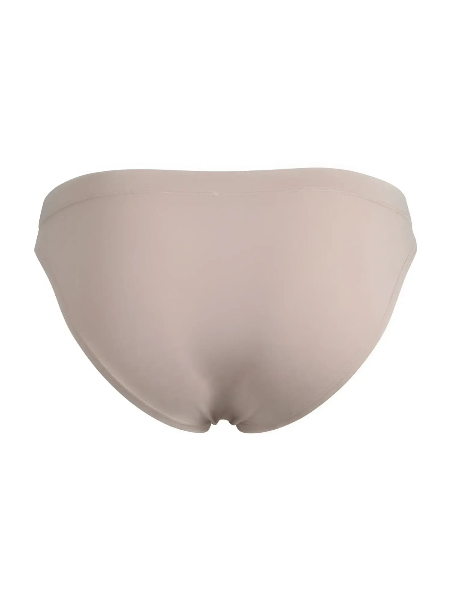 Beige jor 2348 invisible bikini briefs with smooth stretchy fabric finish for comfortable seamless wear