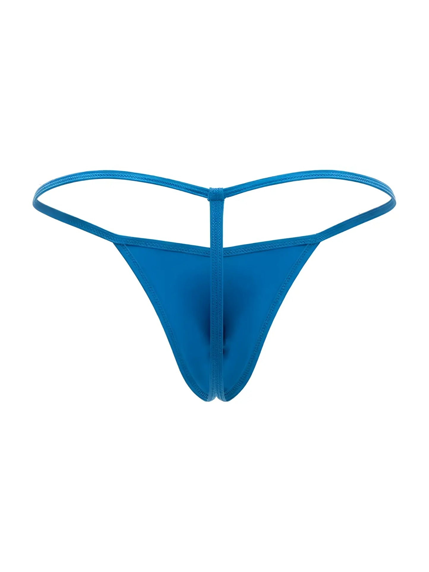 A vibrant turquoise jor 2359 axel g-string thong made of smooth stretchy fabric with a minimalist design and thin straps