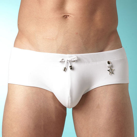 Jor STAR WHITE Badehose, Größe M