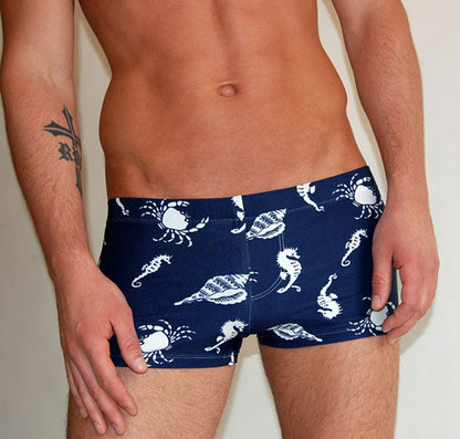 Maillot de bain JS Dirty Industry Sea Animal Square Cut Boxer Taille M