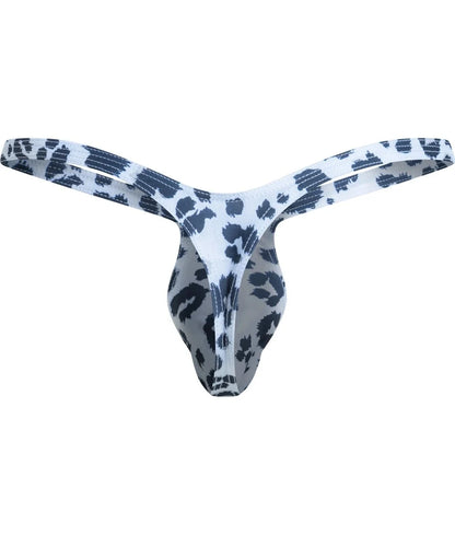 Justin + Simon XSJBU02 Men's Bulge Thong Wild Prints