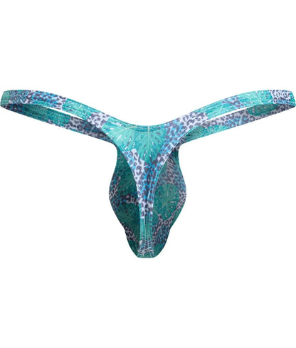 Justin + Simon XSJBU02 Men's Bulge Thong Wild Prints