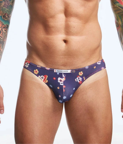 Justin + Simon XSJ01 Men's Classic Bikini Fun Prints